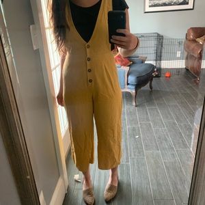 Mustard overalls